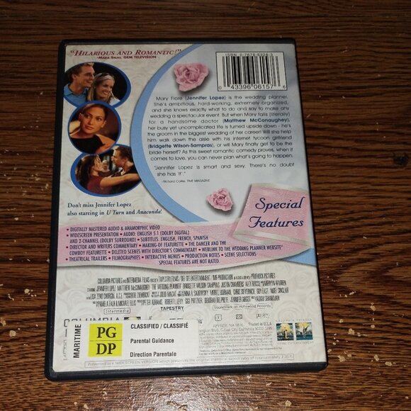 The Wedding Planner (DVD, 2006) Jennifer Lopez - Picture 3 of 3